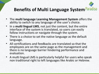 Multi language lms | PPT