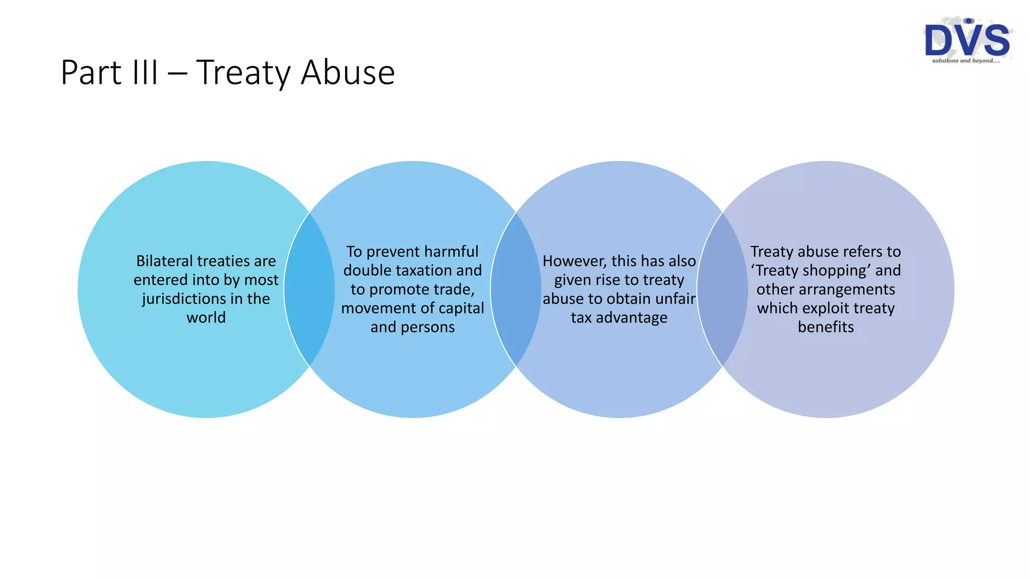 Multilateral instrument (mli) treaty abuse [articles 6-11] | PPTX