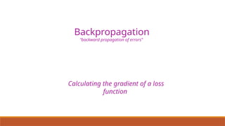 MULTILAYER PERCEPTRON, BACK PROPAGATION.pptx