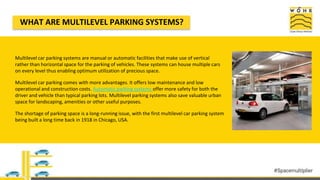 MULTILEVEL CAR PARKING SYSTEMS FROM WOHR | PPTX