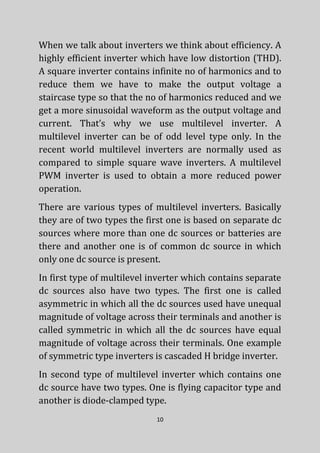 Multilevel inverter fault detectiion classification and diagnosis | PDF