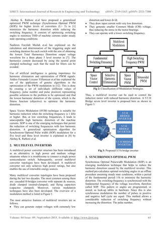 Multilevel inverter fed induction motor drives | PDF