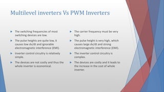 Multilevel inverters and their types