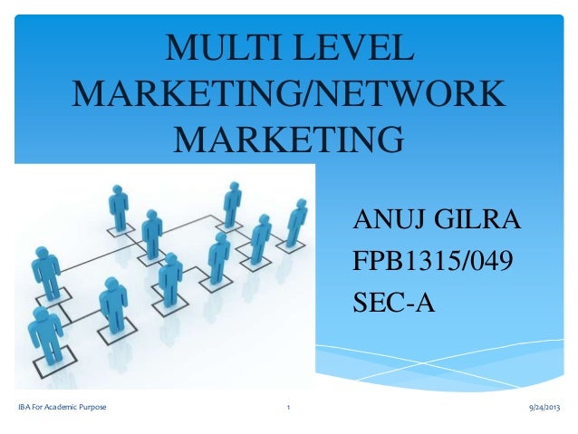 Multi level marketing