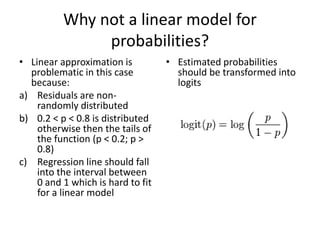 Multilevel Binary Logistic Regression | PDF
