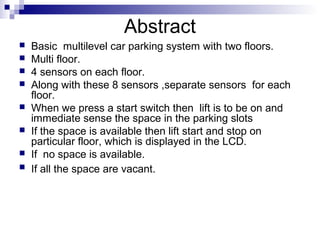Multi level parking | PPT