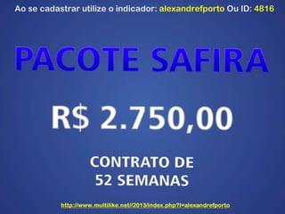 Multi like   apresentacao do plano de carreira