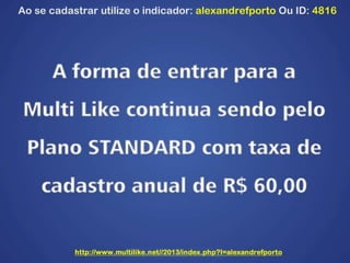 Multi like   apresentacao do plano de carreira