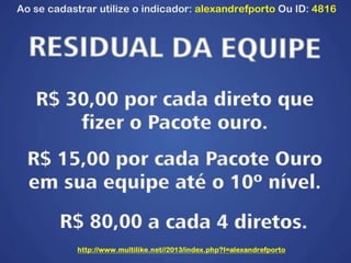 Multi like   apresentacao do plano de carreira