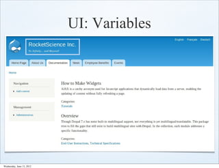 UI: Variables




Wednesday, June 13, 2012
 