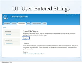 UI: User-Entered Strings




Wednesday, June 13, 2012
 