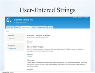 User-Entered Strings




Wednesday, June 13, 2012
 