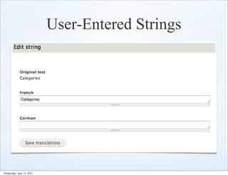 User-Entered Strings




Wednesday, June 13, 2012
 
