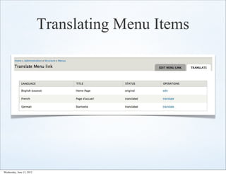 Translating Menu Items




Wednesday, June 13, 2012
 
