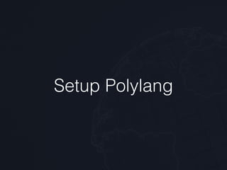 Setup Polylang
 