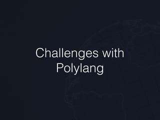Challenges with
Polylang
 