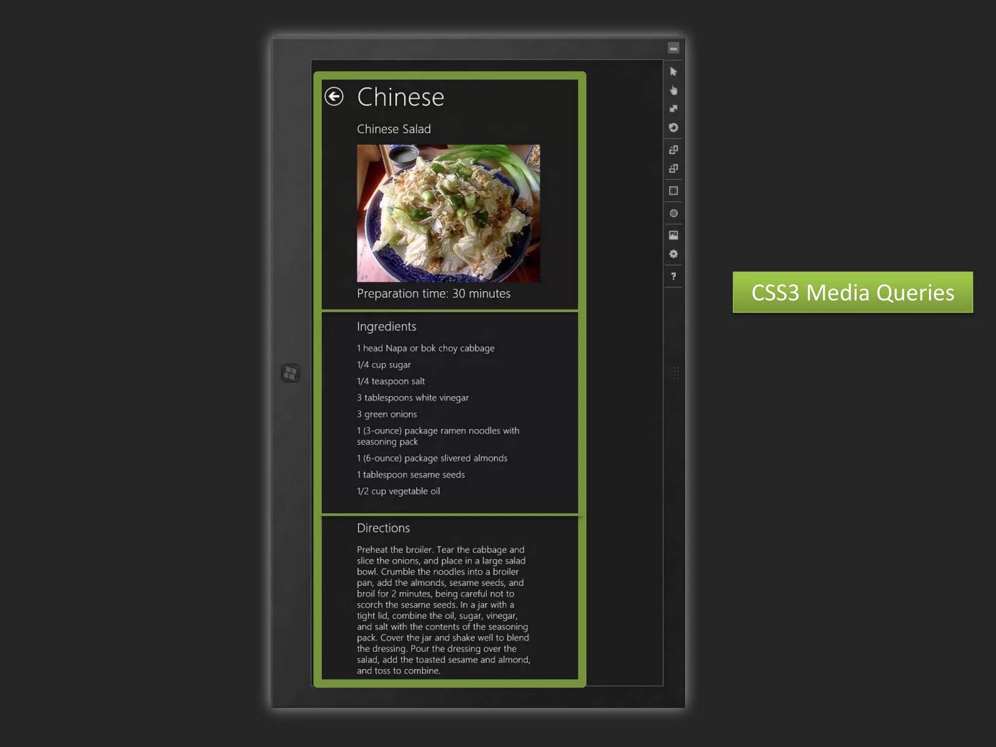 CSS3 Media Queries
 