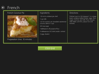 CSS3 Grid
 