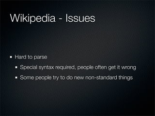Using Crowd Sourced Data in a Commercial Mapping API
