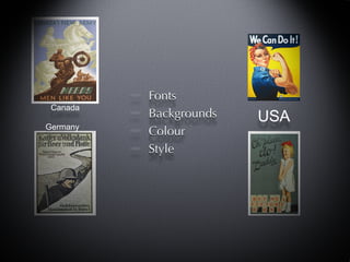 Fonts
 Canada
          Backgrounds   USA
Germany
          Colour
          Style
 