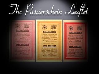 The Passierschein Leaflet 