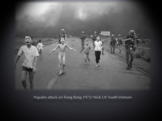 Napalm attack on Trang Bang 1972/ Nick Ut/ South Vietnam 