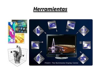 Multimedia interactiva: cuando se le permite al usuario controlar ciertos eventos de la aplicación.
