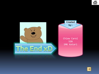 Chiew Carol
    5SN
 SMK Ketari
 