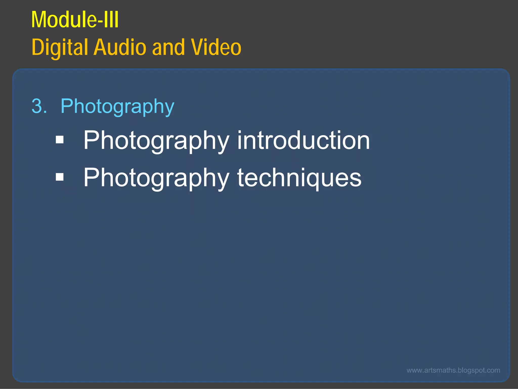 Multimedia Course