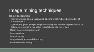 Multimedia Data Mining Methods Multi media Data mining | POT