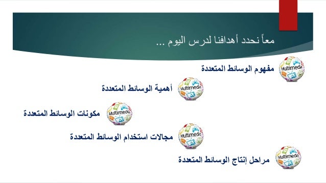 Multimedia الوسائط المتعددة