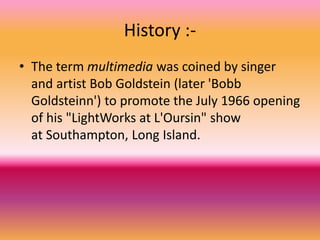 Unit - 3 of computer (Multimedia) | PPTX