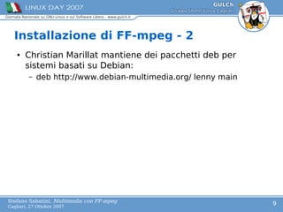 Multimedia con FFmpeg | PPT