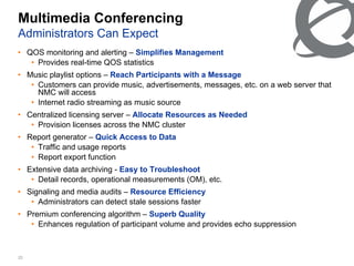 Multimedia Conferencing Customer Presentation | PPT