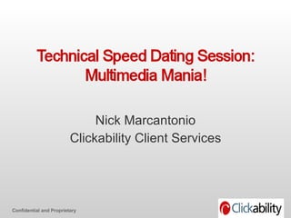 Nick Marcantonio Clickability Client Services 