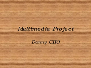Multimedia Project Danny CHO 
