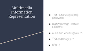 Multimedia compression networks | PPTX
