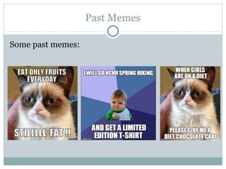 Past Memes
Some past memes:
 