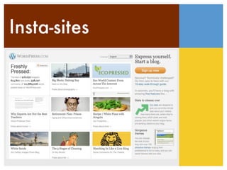 Insta-sites
Insta-websites
 