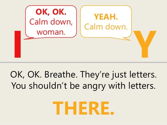 What Is With I And Y