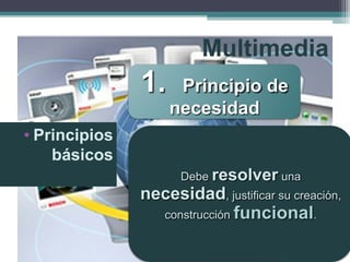 Multimedia
• Principios
básicos
 