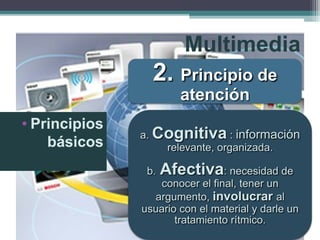 Multimedia
• Principios
básicos
 
