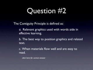 Multimedia And Contiguity | PPT