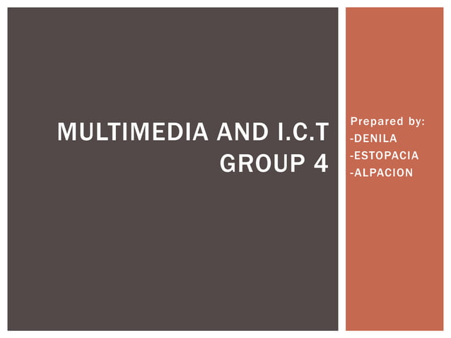 Multimedia and ICT | PPTX | Digital Audio | Computer Software and ...