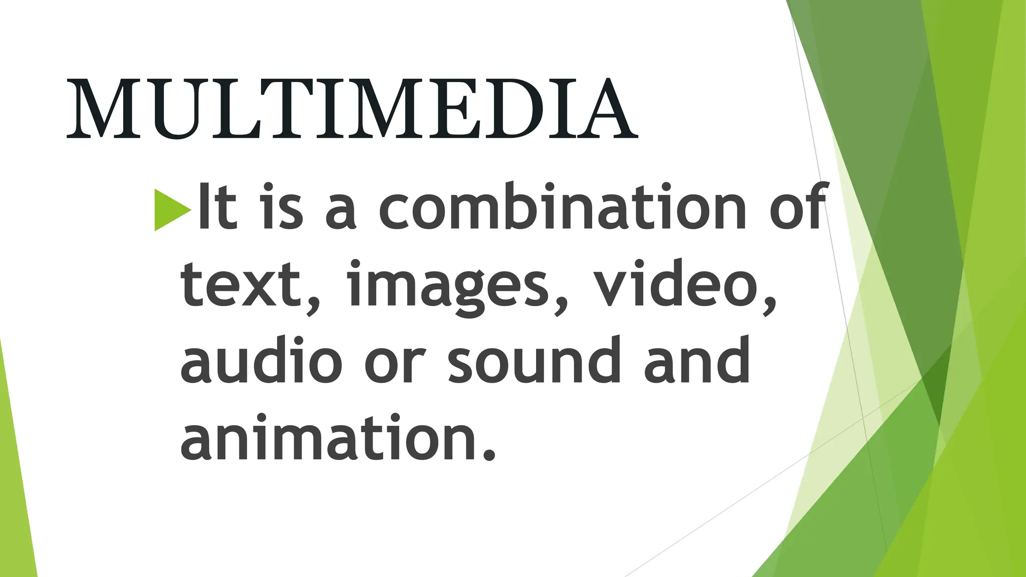 MULTIMEDIA AND ICT powerpoint presentation | PPTX | Technology & Computing