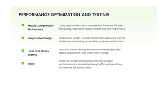 Multimedia Application design presentation | PPTX