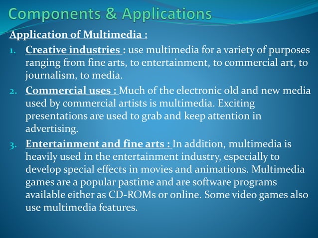 introduction of Multimedia