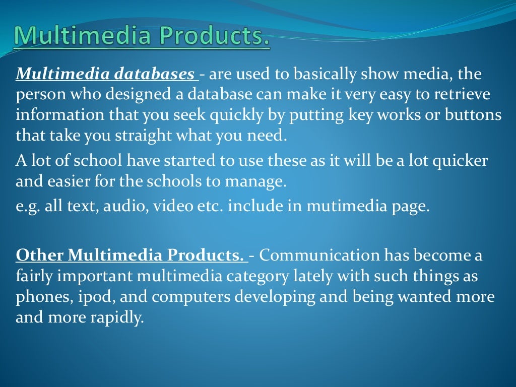 introduction of Multimedia
