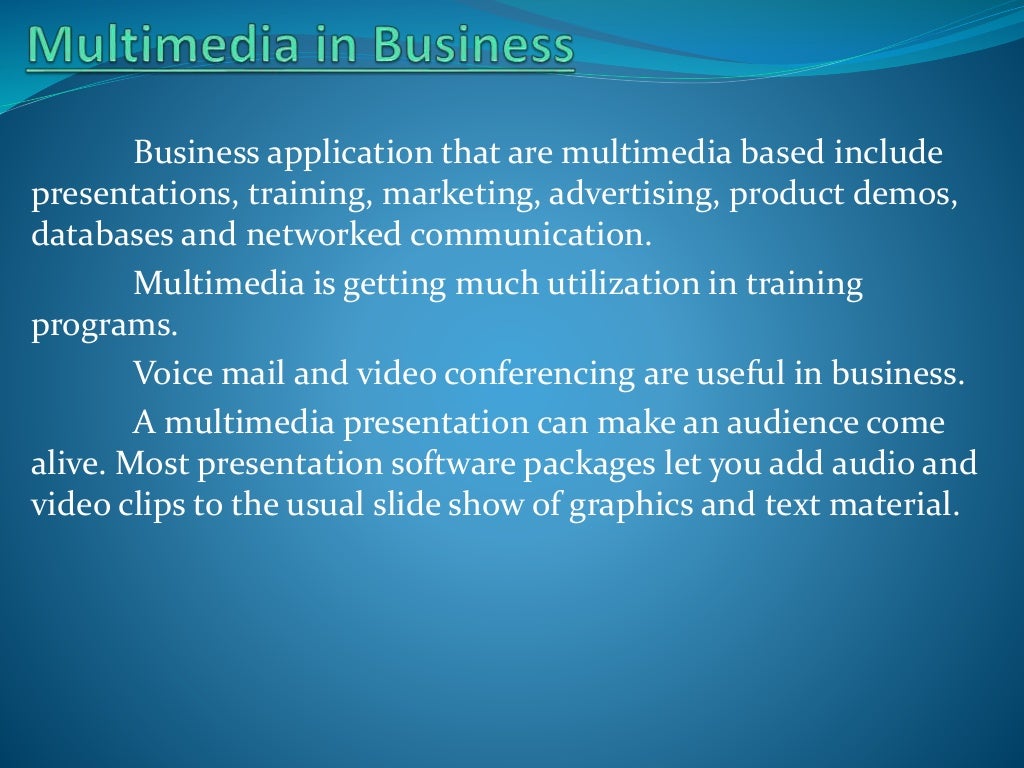 introduction of Multimedia
