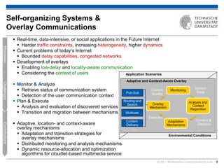 Multimedia Communications Lab (KOM) - TU Darmstadt - Research Overview ...